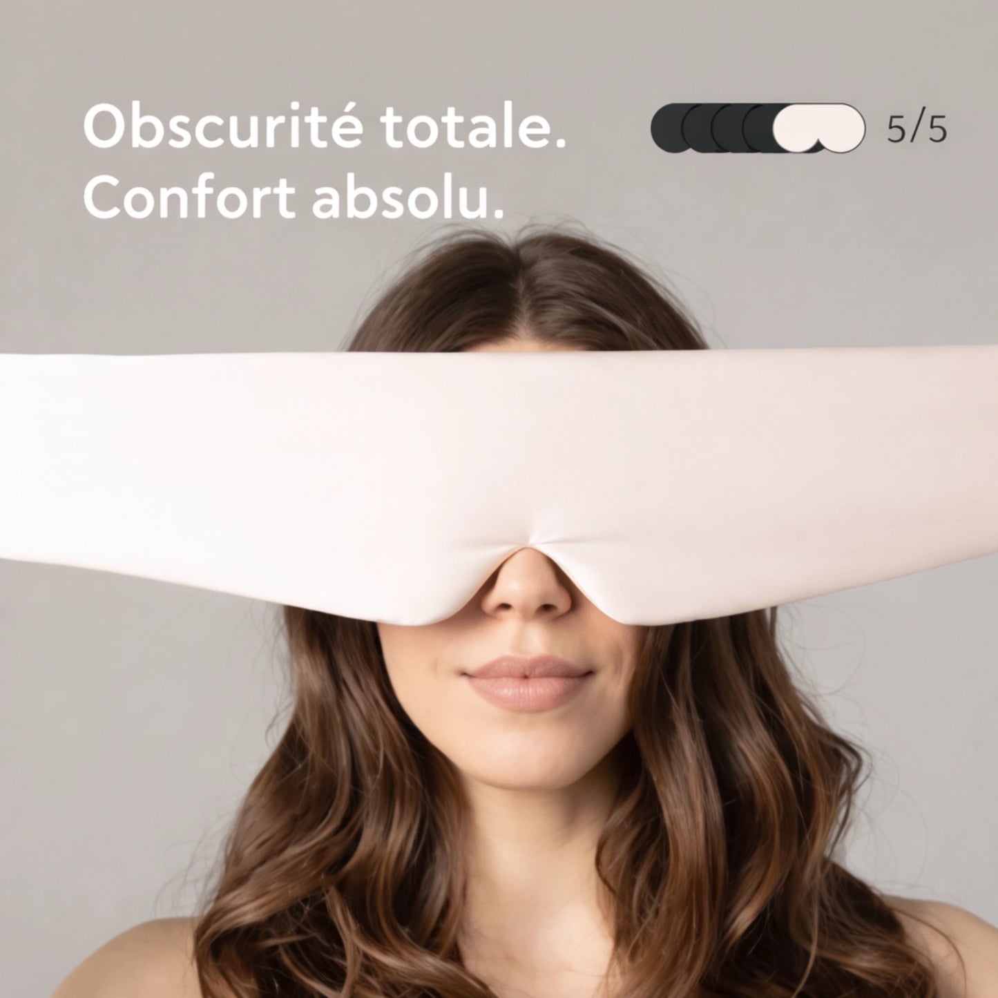 Masque de Nuit en Soie Naturelle Luuma