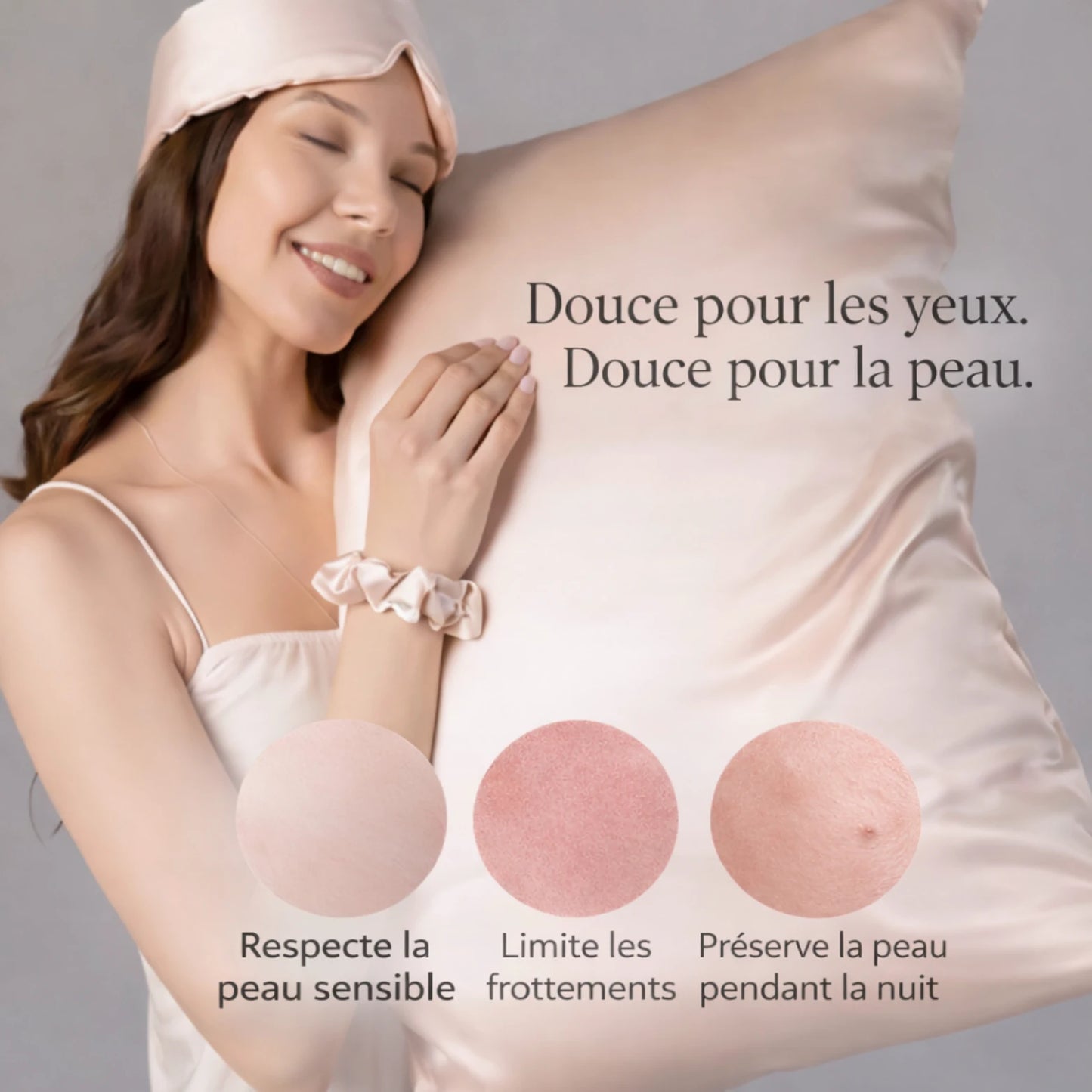 Masque de Nuit en Soie Naturelle Luuma