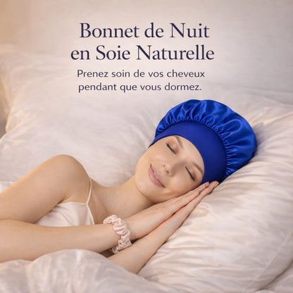 Bonnet de Nuit en Soie Naturelle Luuma