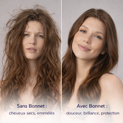 Bonnet de Nuit en Soie Naturelle Luuma